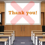 Thank you!スライドをやめてタイトルに戻す