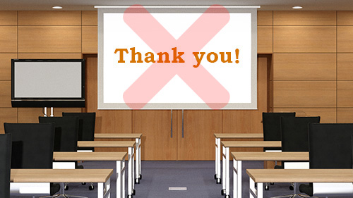 Thank you!スライドをやめてタイトルに戻す トップ画像