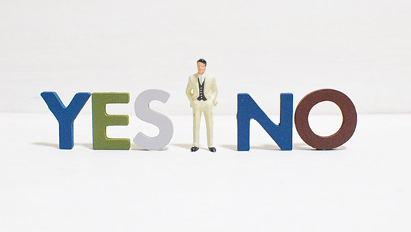 スピーチやプレゼンではYes/Noを断定して論点を明確にする トップ画像