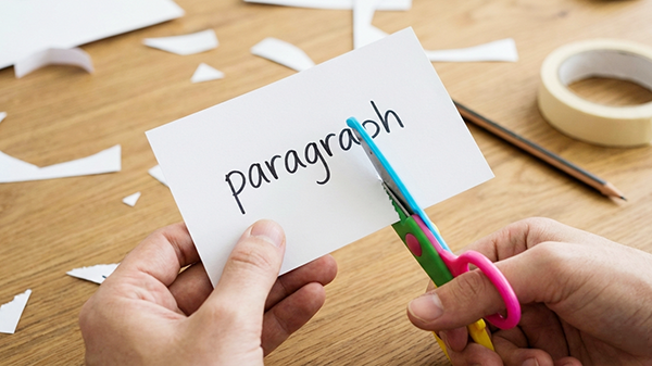 スピーチ原稿を短縮するときは思い切ってパラグラフを削除してみる トップ画像