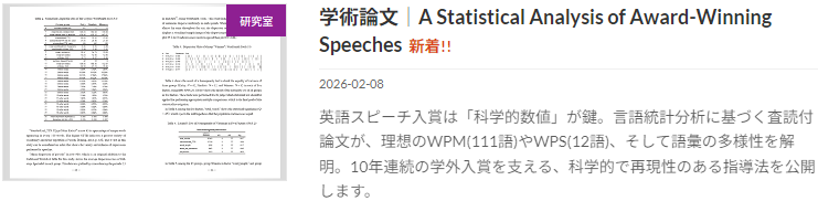 A Statistical Analysis of Award-Winning Speeches